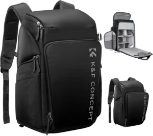 Mochila para cámara Alpha Air de 25L negra K&F Concept