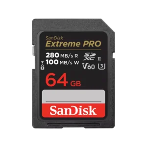 Memoria SanDisk SD Extreme Pro V60 UHS-II 64GB 280MB/s