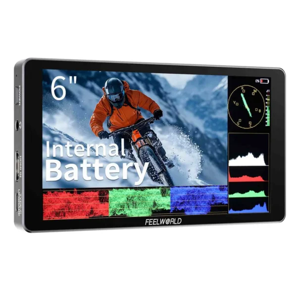 feelworld-p6xl-1 Monitor 4K de 6 pulgadas con pantalla táctil y batería integrada Feelworld P6XL